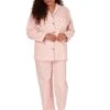 Printed Brushed Cotton Pyjama Set -FREYA Shop braforme nightwear 33558 pink f 766c0be2 b887 4276 a387 d8a2f6febce5