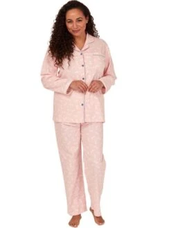 Printed Brushed Cotton Pyjama Set