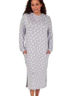 Penguin Print Lounge Dress -FREYA Shop braforme nightwear 33566 blue f