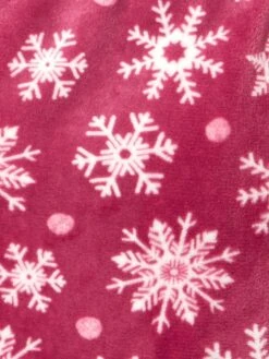 Printed Fleece Robe -FREYA Shop braforme nightwear 38094 rose wine pattern c8e995b7 9113 471c b337 ed5911d1d319