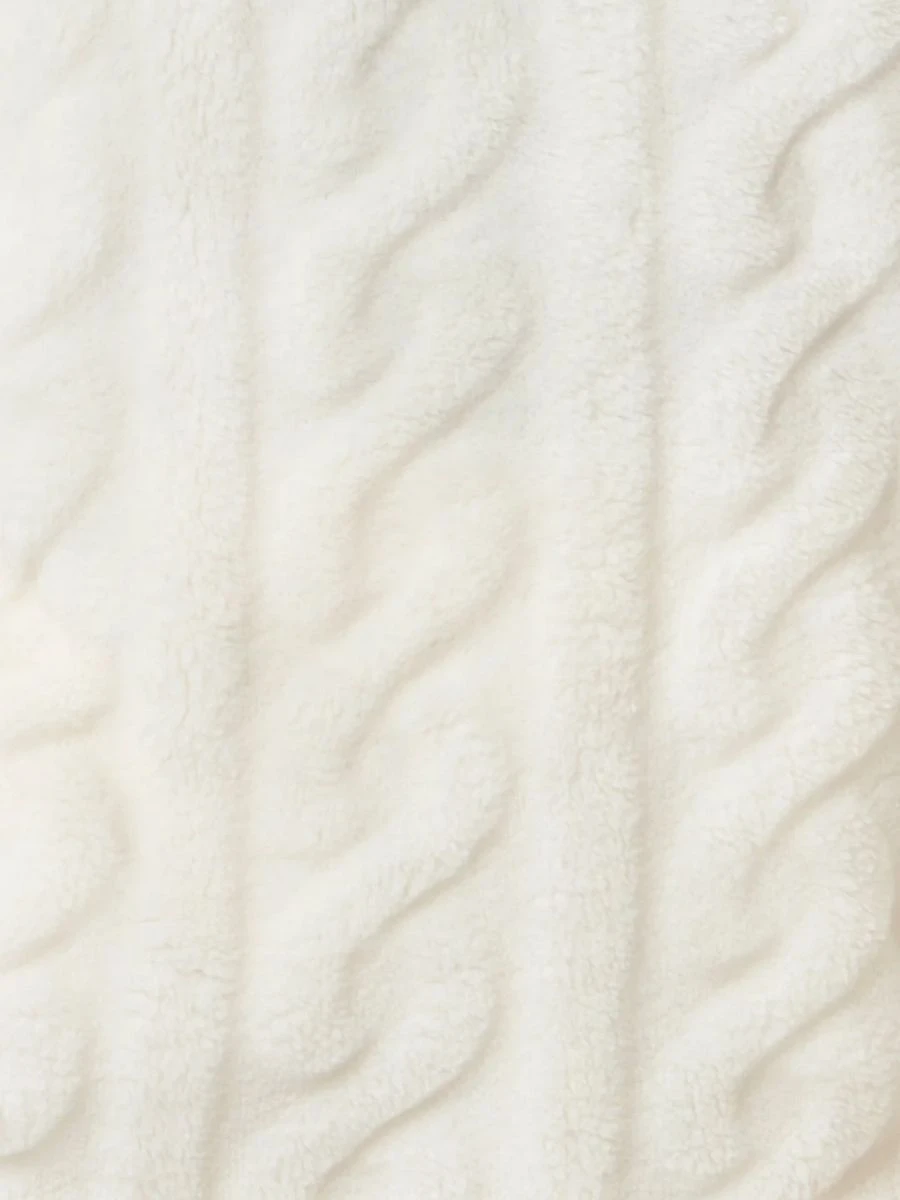 Cable Knit Fleece Pyjama Set 4 Cable Knit Fleece Pyjama Set - Image 2