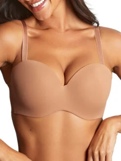 Panache 365 Moulded Strapless Bra - Honey -FREYA Shop braforme panache 365 strapless 10900 809 2f