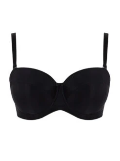Panache Alice Balcony Strapless Bra - Black -FREYA Shop braforme panache alice 11040 013 2c