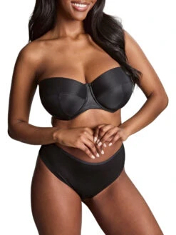 Panache Alice Balcony Strapless Bra - Black -FREYA Shop braforme panache alice 11040 013 3f