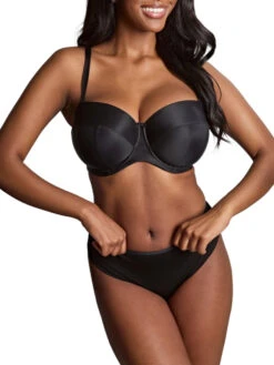 Panache Alice Balcony Strapless Bra - Black -FREYA Shop braforme panache alice 11040 013 4f