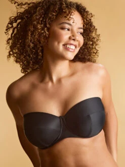 Panache Alice Balcony Strapless Bra - Black -FREYA Shop braforme panache alice 11040 013 l