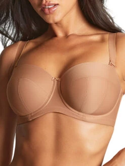 Panache Alice Balcony Strapless Bra - Honey -FREYA Shop braforme panache alice 11040 809 2f