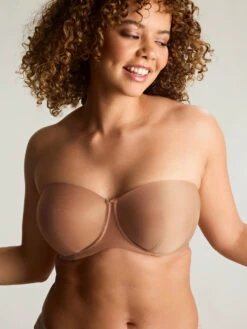 Panache Alice Balcony Strapless Bra - Honey -FREYA Shop braforme panache alice 11040 809 2l