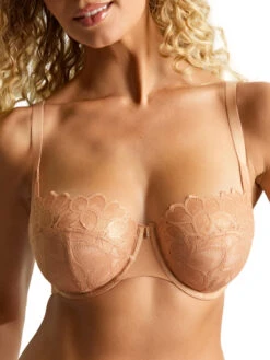 Panache Allure Balcony Bra - Champagne Gold