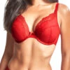 Panache Ana High Apex Plunge Bra - Salsa Red -FREYA Shop braforme panache ana 9391 A28 f