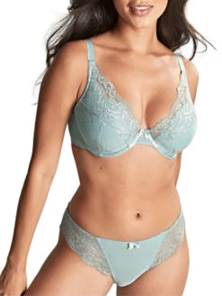 Panache Ana High Apex Plunge Bra - Blue/Ash Rose -FREYA Shop braforme panache ana 9391 BLA 2f