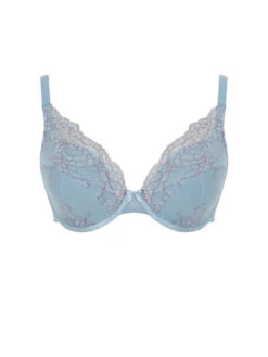 Panache Ana High Apex Plunge Bra - Blue/Ash Rose -FREYA Shop braforme panache ana 9391 BLA c