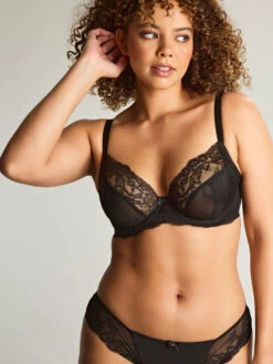 Panache Ana Plunge Bra - Black -FREYA Shop braforme panache ana 9396 013 2l