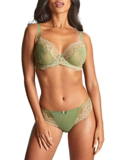 Panache Ana Plunge Bra - Sage/Sand -FREYA Shop braforme panache ana 9396 B04 2f