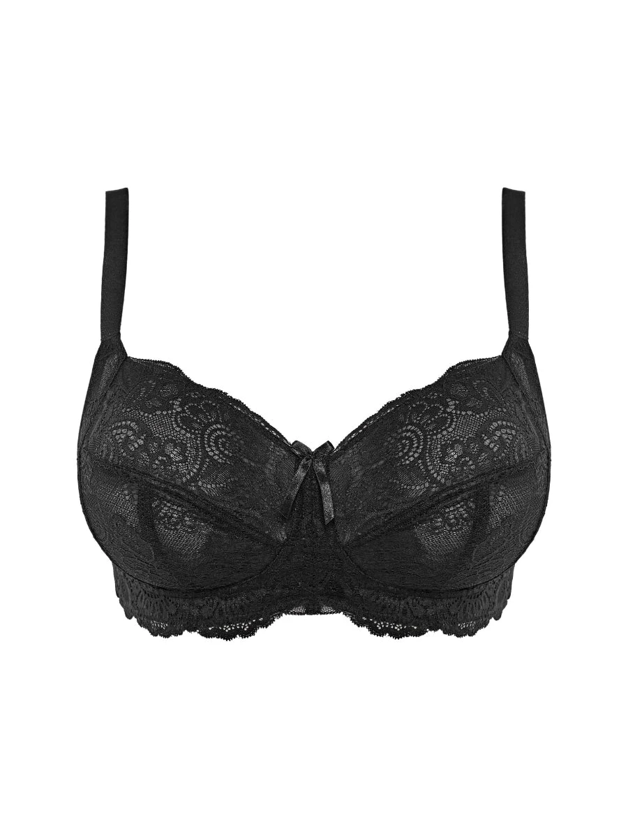 Panache Andorra Non Wired Bra - Black 6 Panache Andorra Non Wired Bra - Black - Image 4