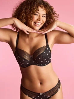 Panache Blossom Balcony Bra - Black -FREYA Shop braforme panache blossom 10581 013 l
