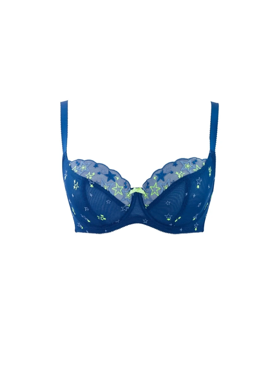 Panache Blossom Balcony Bra - Celeste 7 Panache Blossom Balcony Bra - Celeste - Image 5