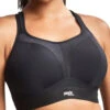 Panache Boundless Non Wired Racerback Sports Bra - Black -FREYA Shop braforme panache boundless 7341B 013 f