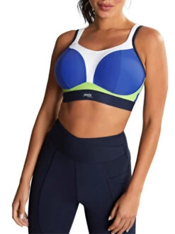 Panache Boundless Non Wired Racerback Sports Bra - Blue -FREYA Shop braforme panache boundless 7341B 046 2f
