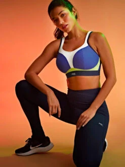Panache Boundless Non Wired Racerback Sports Bra - Blue -FREYA Shop braforme panache boundless 7341B 046 2l