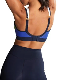 Panache Boundless Non Wired Racerback Sports Bra - Blue -FREYA Shop braforme panache boundless 7341B 046 3b