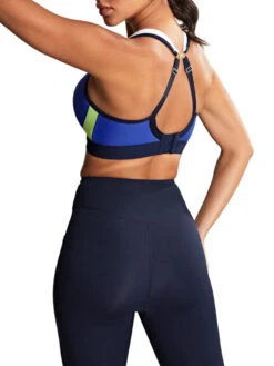 Panache Boundless Non Wired Racerback Sports Bra - Blue -FREYA Shop braforme panache boundless 7341B 046 4b