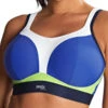 Panache Boundless Non Wired Racerback Sports Bra - Blue -FREYA Shop braforme panache boundless 7341B 046 f