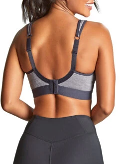 Panache Boundless Non Wired Racerback Sports Bra - Charcoal Marl -FREYA Shop braforme panache boundless 7341B 939 3b