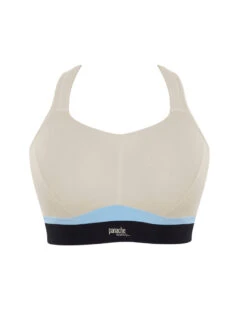 Panache Boundless Non Wired Racerback Sports Bra - Chalk/Black -FREYA Shop braforme panache boundless 7341M B16 c
