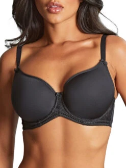 Panache Cari Moulded Spacer T-Shirt Bra - Black