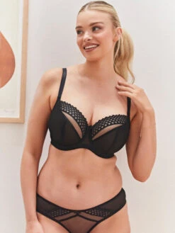 Panache Asher Balcony Bra - Black -FREYA Shop braforme panache cleo asher 9971 BLK l