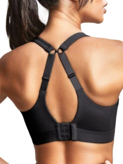 Panache Endurance Wired Racerback Sports Bra - Black -FREYA Shop braforme panache endurance 5022 013 2b