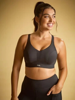Panache Endurance Wired Racerback Sports Bra - Black -FREYA Shop braforme panache endurance 5022 013 4l