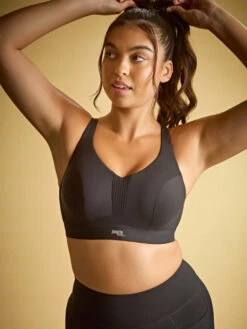 Panache Endurance Wired Racerback Sports Bra - Black -FREYA Shop braforme panache endurance 5022 013 l