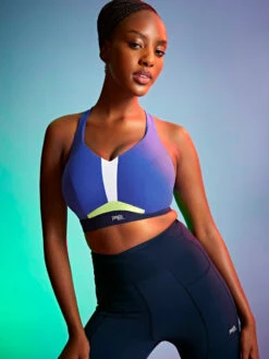 Panache Endurance Wired Racerback Sports Bra - Blue -FREYA Shop braforme panache endurance 5022D 046 3l