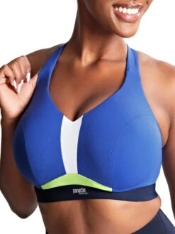 Panache Endurance Wired Racerback Sports Bra - Blue