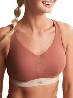 Panache Endurance Wired Racerback Sports Bra - Sienna