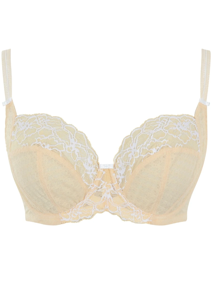Panache Envy Full Cup Bra - Lemon/White 9 Panache Envy Full Cup Bra - Lemon/White - Image 7