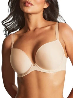 Panache Faith Moulded Plunge Bra - Latte