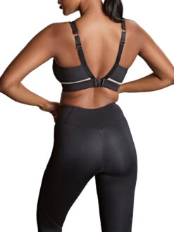 Panache Freedom Non Wired Racerback Sports Bra - Black/Chalk -FREYA Shop braforme panache freedom 7344 B03 3b
