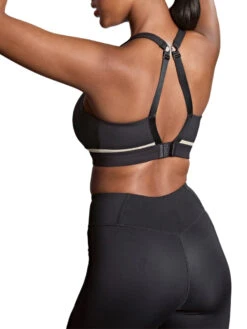 Panache Freedom Non Wired Racerback Sports Bra - Black/Chalk -FREYA Shop braforme panache freedom 7344 B03 4b