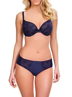 Panache Tango Plunge Bra - Navy 9 Panache Tango Plunge Bra - Navy -FREYA Shop braforme panache lingerie 3256 tango navy bra full