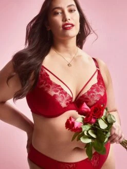 Jaida High Leg Brief -FREYA Shop braforme panache lingerie jaida scarlet 10532 ls