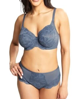 Panache Radiance Deep Brief -FREYA Shop braforme panache lingerie radiance steel blue 10465 10464 full