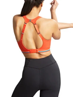Panache Non Wired Magnetic Racerback Sports Bra - Sunrise Orange -FREYA Shop braforme panache magnetic non wired sports 7341R SOR 2b