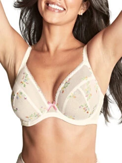 Panache Meadow Plunge Bra - Ivory