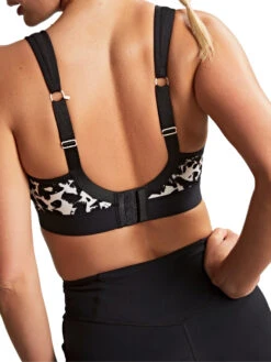 Panache Boundless Non Wired Racerback Sports Bra - Mono Print -FREYA Shop braforme panache non wired sports 7341B MOP 3b