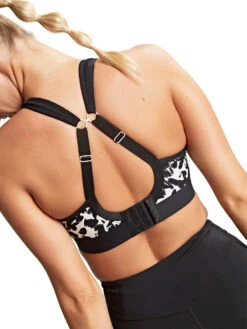 Panache Boundless Non Wired Racerback Sports Bra - Mono Print -FREYA Shop braforme panache non wired sports 7341B MOP 4b