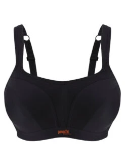 Panache Power Wired Racerback Sports Bra - Black -FREYA Shop braforme panache power 5021 013 cf