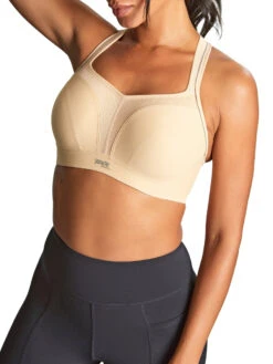 Panache Power Wired Racerback Sports Bra - Latte -FREYA Shop braforme panache power 5021 166 2f